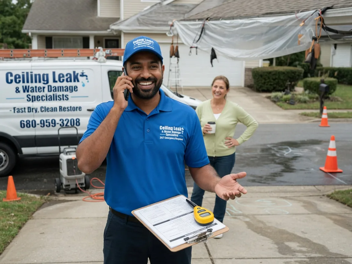 Ceiling Leak Cleanup Ossipee, NH FAQs